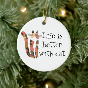 Décoration En Céramique Vivre mieux avec le chat
