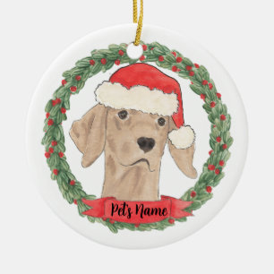 Décoration En Céramique Vizsla Viszla personnalisée