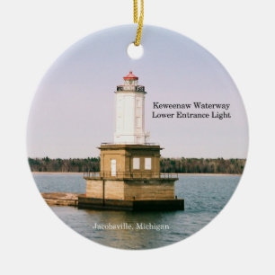 Décoration En Céramique Voie navigable Keweenaw Entrée inférieure