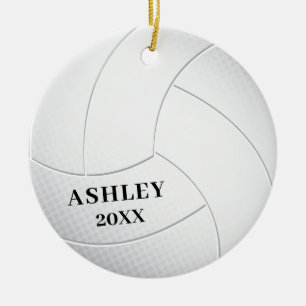 Décoration En Céramique Volley Ball Personalized Christmas