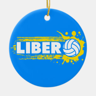 Décoration En Céramique Volleyball de Libero