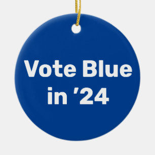 Décoration En Céramique Vote Blue en 2024