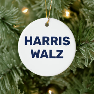 Décoration En Céramique Vote Harris Walz 2024