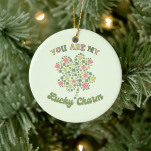 Décoration En Céramique Vous Êtes Mon Charme Chanceux