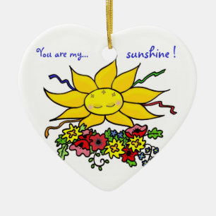 Décoration En Céramique Vous êtes mon soleil