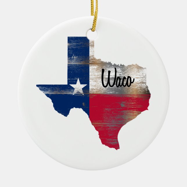 Décoration En Céramique Waco le Texas (Devant)