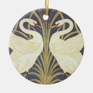 Décoration En Céramique Walter Crane Swan