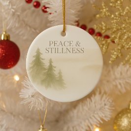 Décoration En Céramique Warm Winter Still Ornament