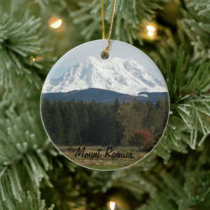Décoration En Céramique Washington State Mount Rainier Paysage