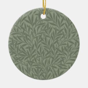 Décoration En Céramique William Morris Motif Saule Antique Vert Sauge
