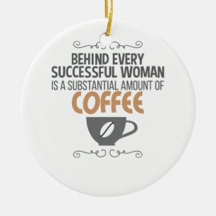 Décoration En Céramique Woman Is Coffee
