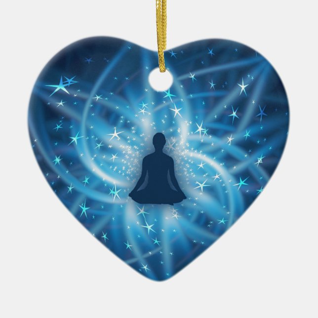 Décoration En Céramique Yogi méditant (Devant)