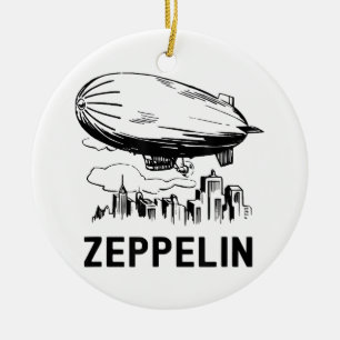 Décoration En Céramique Zeppelin Rétro Vintage - Croquis de dirigeable