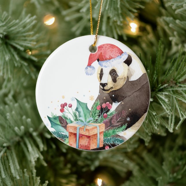 Décoration En Céramique Zhen Zhen Noël Panda (Arbre)