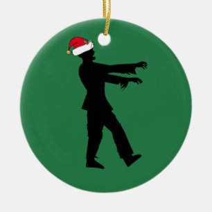 Décoration En Céramique Zombie Père Noël drôle Noël