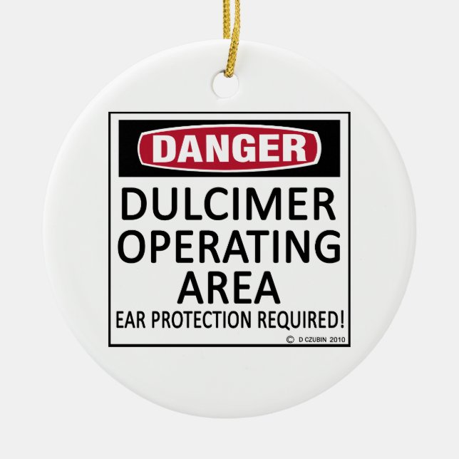 Décoration En Céramique Zone d'exploitation Dulcimer (Devant)