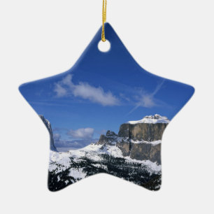 Décoration encadrée de flocon de neige