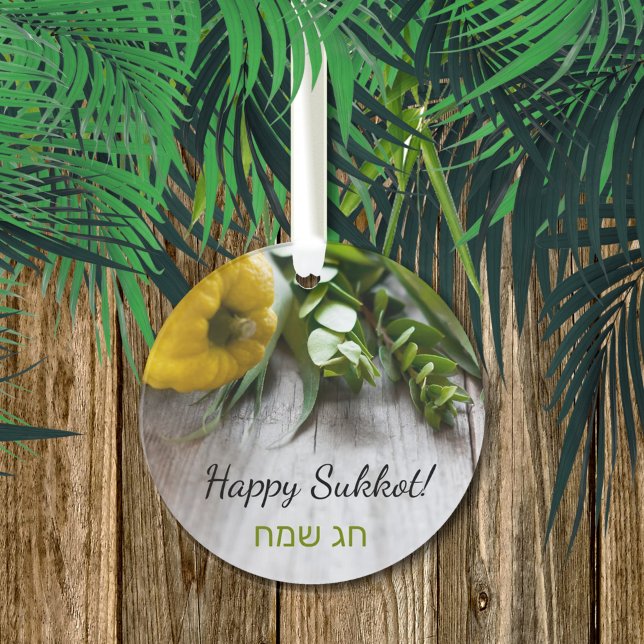 Decoration for the Sukkah Happy Sukkot Ornament (Von Creator hochgeladen)