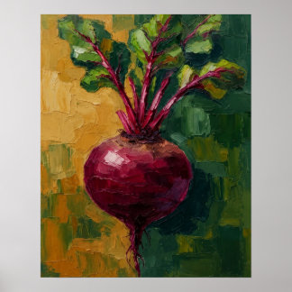 Décoration murale de cuisine betterave