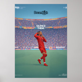 Décoration murale de football – « Faites-les taire