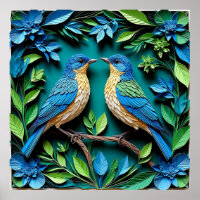 🎁 Décoration murale en papier artisanal Deux Oise