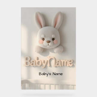 Décoration murale personnalisée pour bébé – Art de