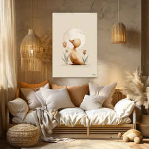 Décoration murale scandinave de canard pour bébé n
