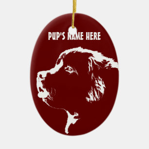 Décoration personnalisée de chien de l'ornement de