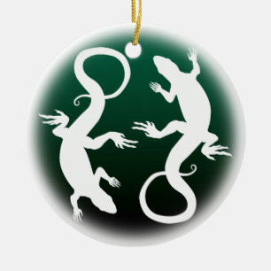 Décoration personnalisée de l'ornement Lizard