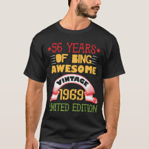 Décorations d'anniversaire 56 ans Hommes T-Shirt 5