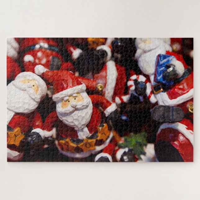 Décorations de Noël du Père Noël Puzzle (Horizontal)