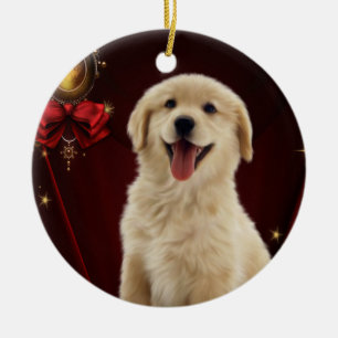 Décorations de Noël en forme de Golden Retriever p