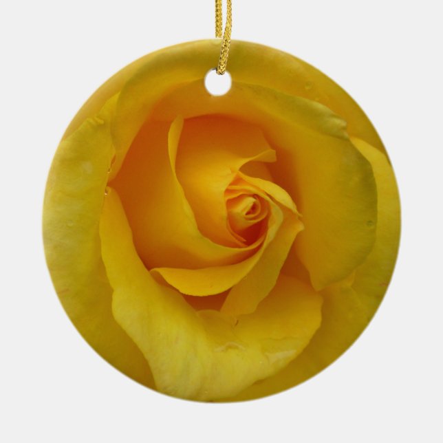 Décorations roses personnalisées par ornement de (Devant)