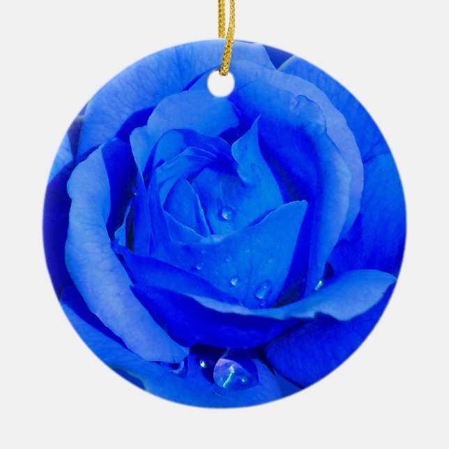 Décorations roses personnalisées par ornement de (Devant)