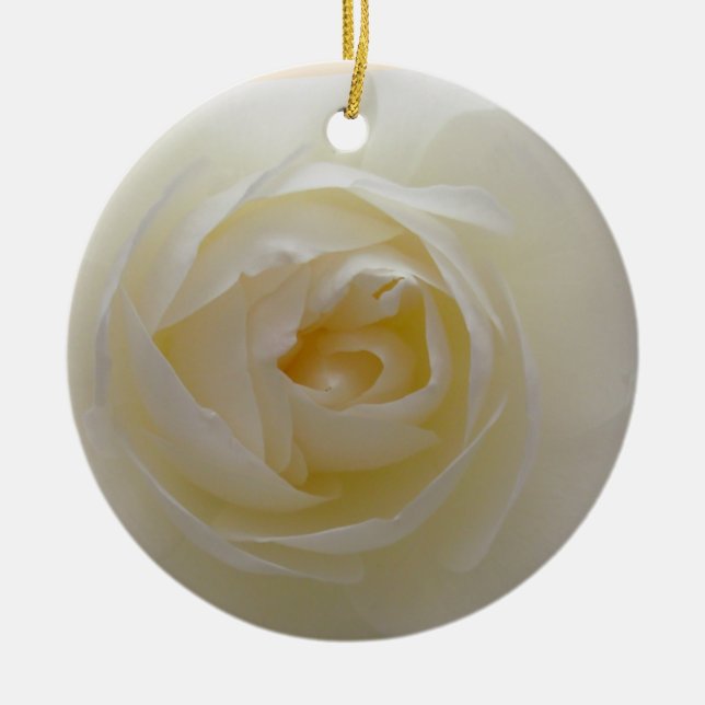 Décorations roses personnalisées par ornement de (Devant)