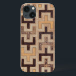 Decorative African Mudcloth Pattern iPhone 13 Hülle<br><div class="desc">Decorative African mudcloth pattern by Norman Wyatt Jr. featuring geometric shapes that seem to fit together. Fans of Tetris or geometric shapes should make this purchase today!</div>