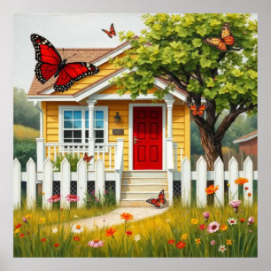 Decorative Art - Zuhause Sweet Zuhause #4 Poster
