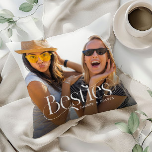 Decorative BESTIES, Best Friends Overlay Foto Kissen
