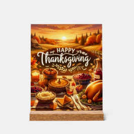 Decorative block acrylschild