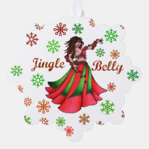 Décorative Carte Jingle Belly