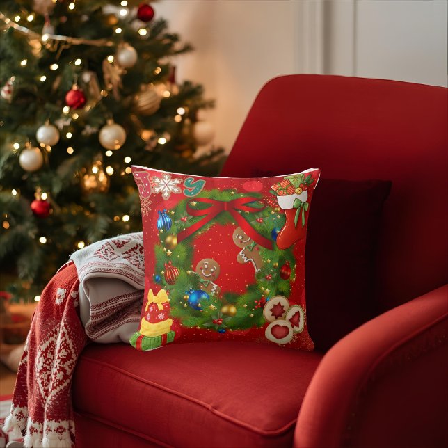 Decorative Christmas Throw Pillow Kissen (Von Creator hochgeladen)