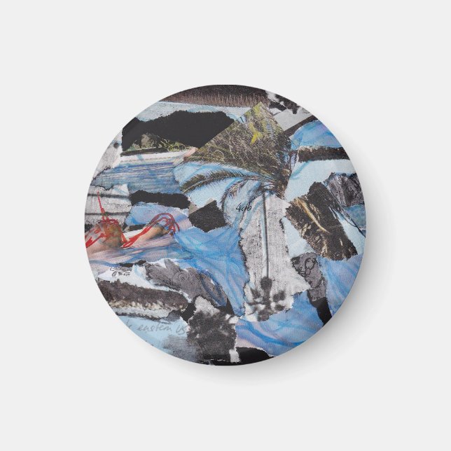 decorative collage magnet (Vorne)