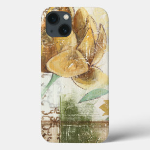 Decorative Fresco Design with Globe Flower iPhone 13 Hülle