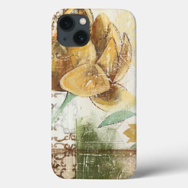 Decorative Fresco Design with Globe Flower Case-Mate iPhone Hülle (Rückseite)