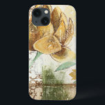 Decorative Fresco Design with Globe Flower iPhone 13 Hülle<br><div class="desc">This decorative fresco design by Megan Meagher features a globe flower. An abstract background surrounds the flower,  creating a surreal vibe that contrasts with the realistic flower.</div>