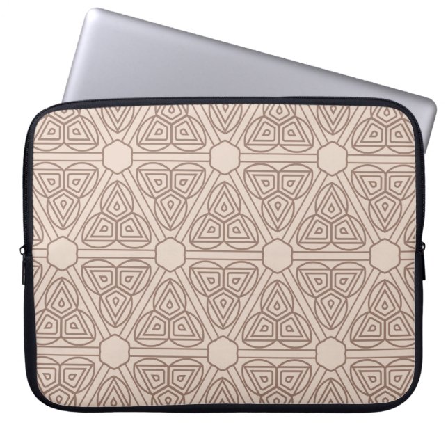 decorative geometric seamless pattern. illustratio laptopschutzhülle (Vorderseite)