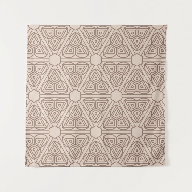 decorative geometric seamless pattern. illustratio wandteppich (Vorderseite)