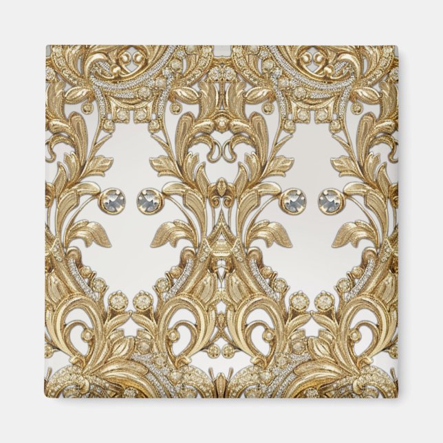 Decorative Gold Magnet (Vorne)