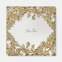 Decorative Gold Magnet