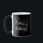 decorative happy birthday verwandlungstasse<br><div class="desc">colorful happy birthday design illustration with decorative elements. Perfect Birthday gift for father,  mother,  son,  daughter,  sister,  brother,  grandparents,  kids,  boyfriend,  girlfriend,  husband,  wife,  uncle,  teacher,  family. For anyone who have a birthday party coming soon.</div>